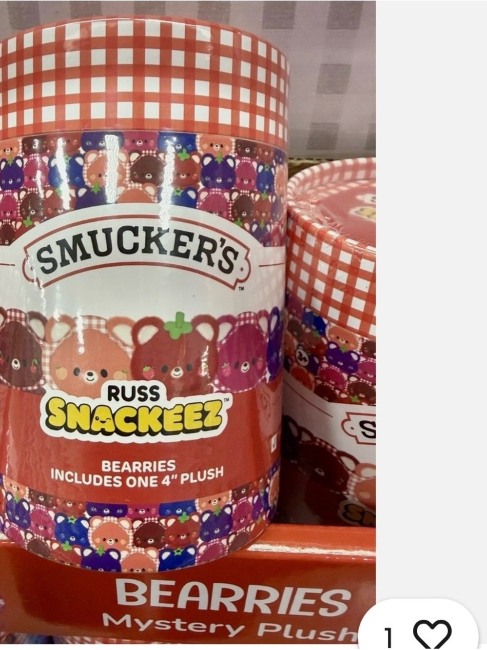 Smucker’s Bearries Plush - 4" Mystery 🧸